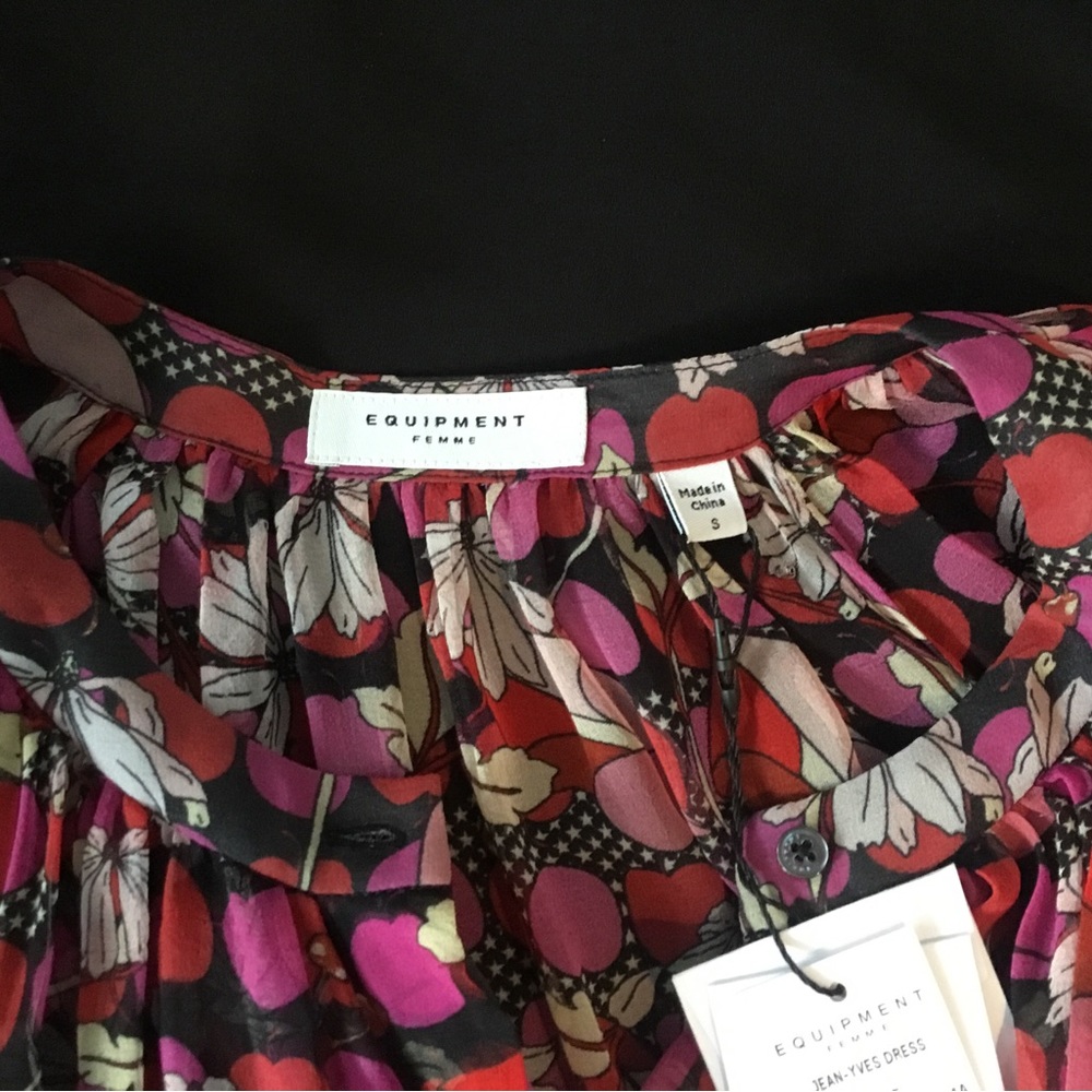 NWT Equipment Jean-Yves dress, size S. - Picture 10 of 12
